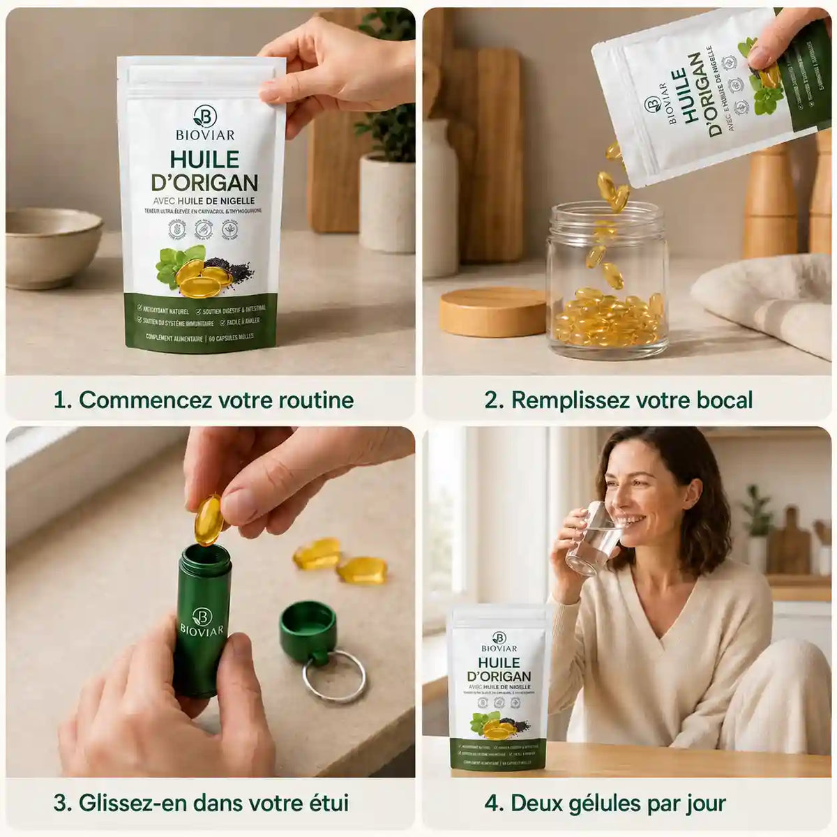 BIOVIAR® — Huile d’Origan & Nigelle Titrée au Carvacrol