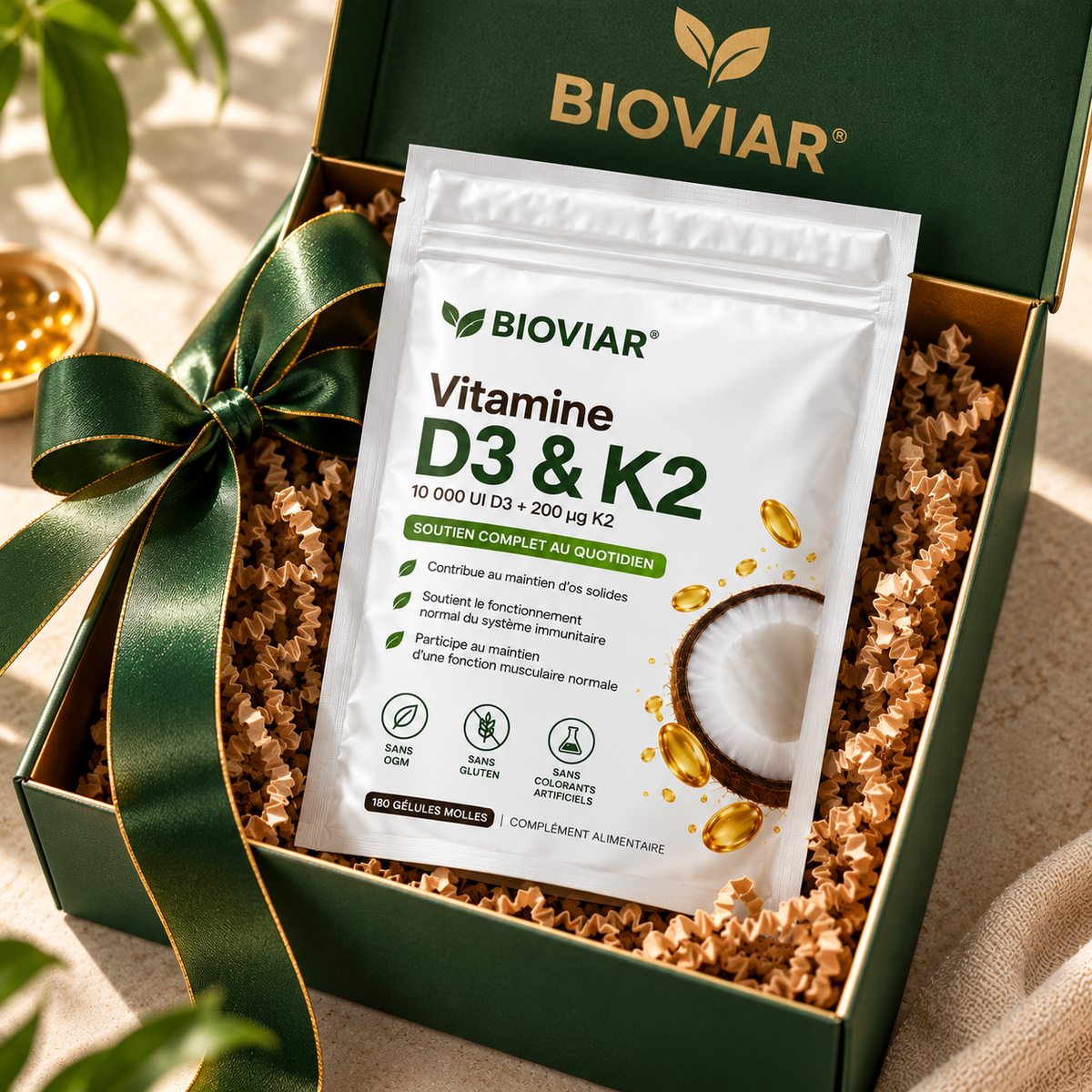Vitamine D3 + K2 BIOVIAR®