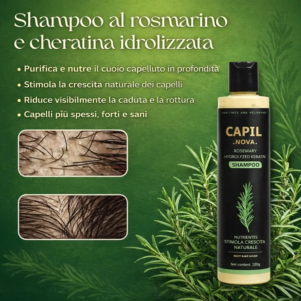 CAPILNOVA – Lo shampoo che ridà vita ai tuoi capelli :