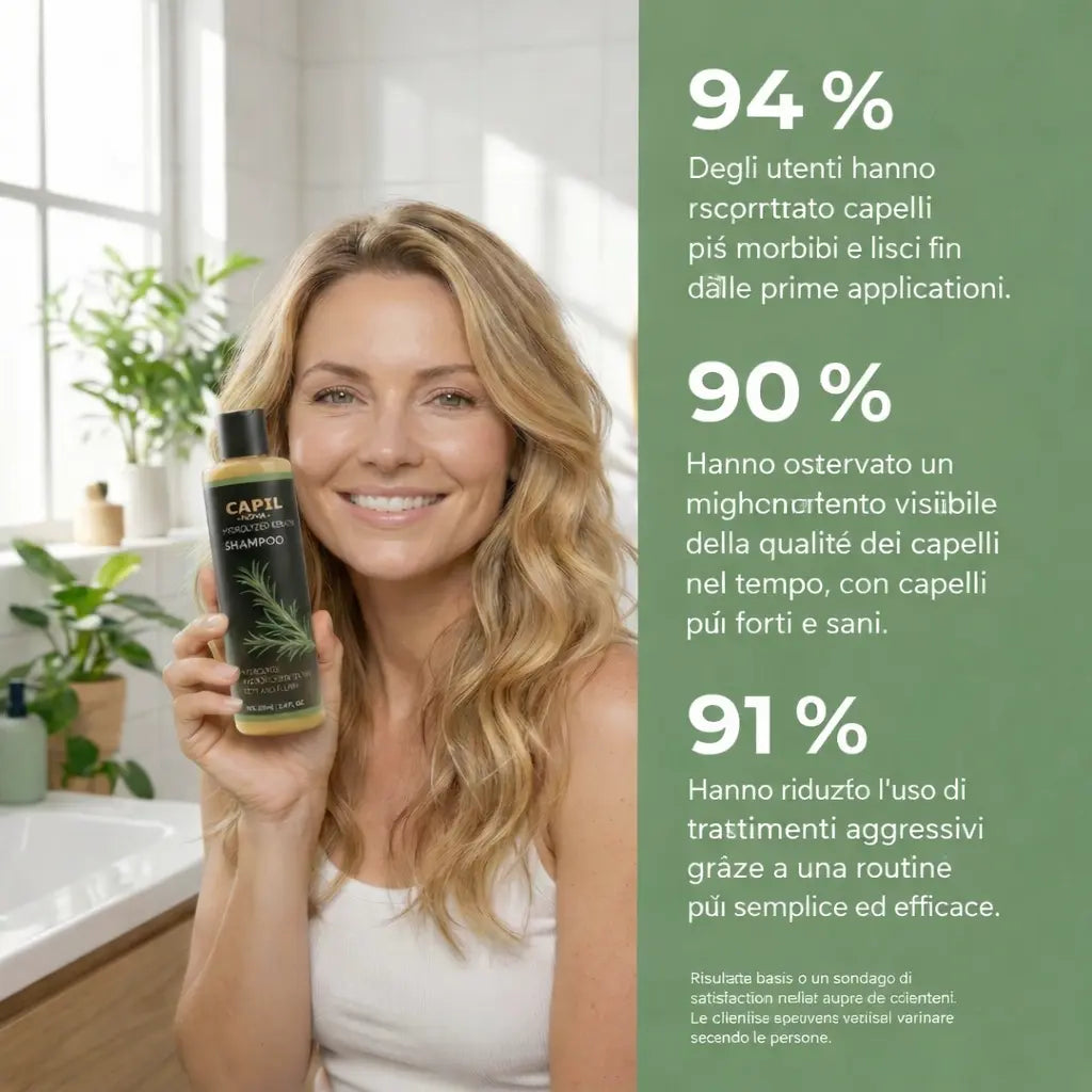 CAPILNOVA – Lo shampoo che ridà vita ai tuoi capelli :