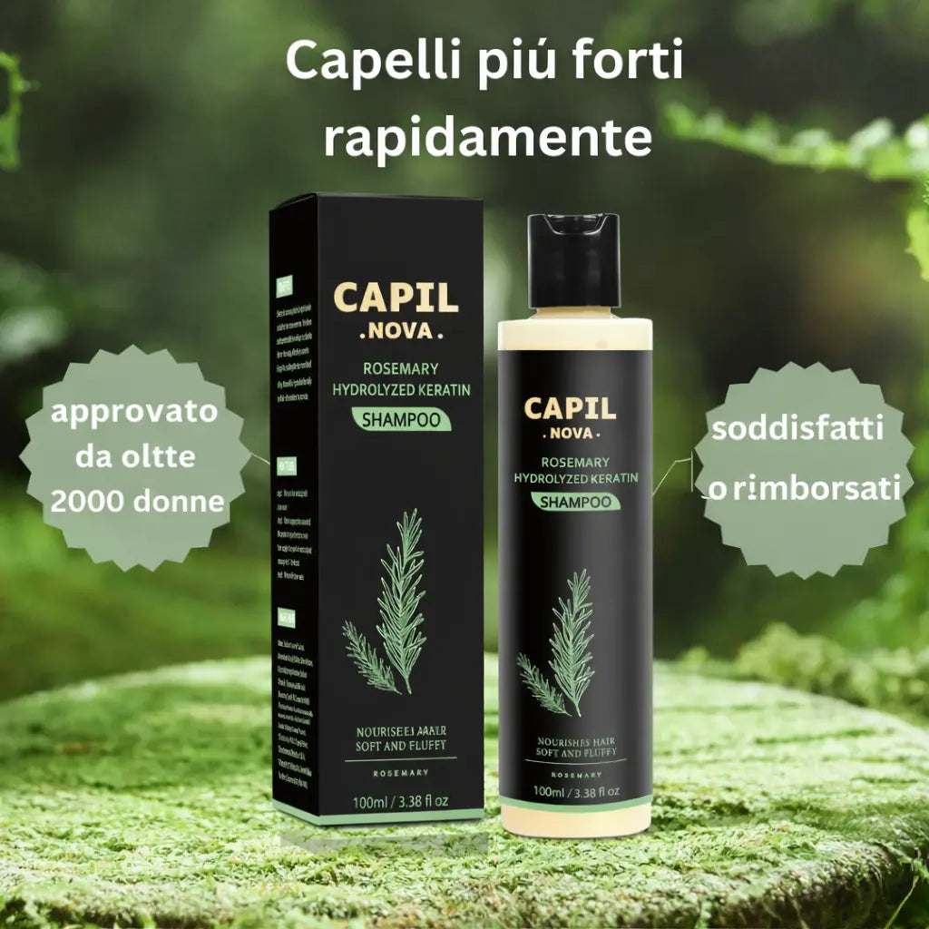 CAPILNOVA – Lo shampoo che ridà vita ai tuoi capelli :