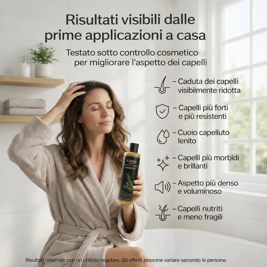 CAPILNOVA – Lo shampoo che ridà vita ai tuoi capelli :